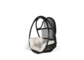 Hanging Chair on Black